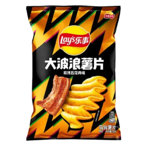 Lay's Wavy Chips: Grilled Pork Belly (China) (70gr)