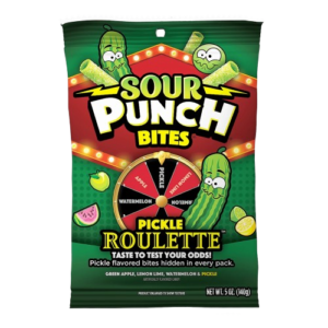 Sour Punch Bites Pickle Roulette (142g) (USA)